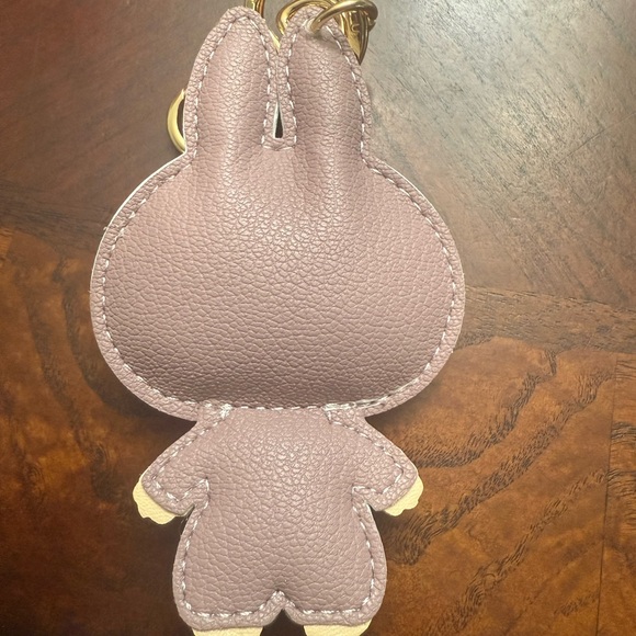 Brand new upcycled Louis Vuitton Purple labubu Keychain/ bag charm - Picture 3 of 3